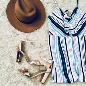 Guess rose gold heels